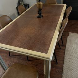 Dining Room Table And 6 New Chairs For 100