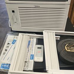 Midea 6000 BTU Window AC Cools Up To 250 Sq.ft With Remote Control 
