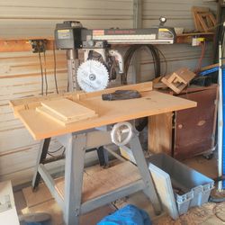 Craftsman 10 Inch Radial Arm Saw With Stand