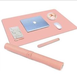 NEW! Extra Large Rose Gold/Blush Pink Office Desk Mat/Mouse Pad 16x32
