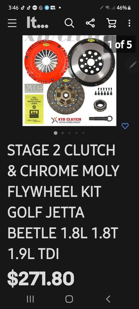 VW Stage 2 Clutch For A 5 Speed