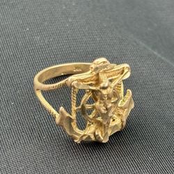 Vintage Gold Ring 14k 4.3gs