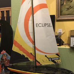 Huge RC Sailboat Remote Control