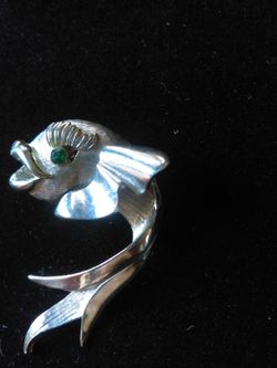 Vintage fish pin