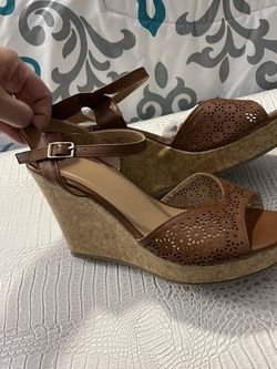 Brown Wedges Size 8