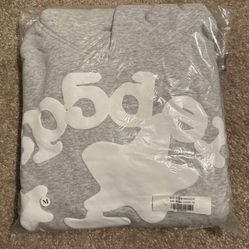 Grey Sp5der Hoodie 