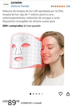 7-Color LED Light Therapy Face Mask