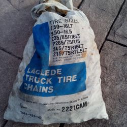New Coated Laclede Cam LockTruck +Trailer Tire Chains 15-17.5" 245/75R16