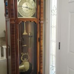 Grand Father  Clock  In Very Good Condition,  About 7ft Tall X13x24