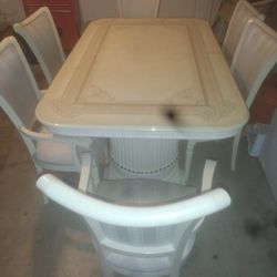 Dining Table And Server.. Plus Mirror