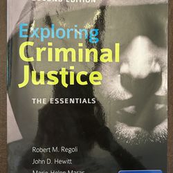Exploring Criminal Justice The Essentials 