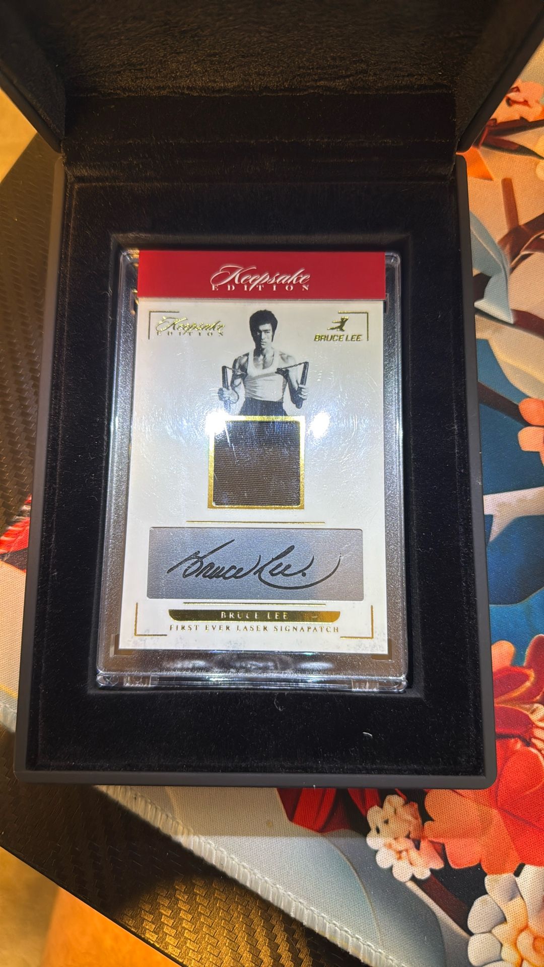 2024 Bruce Lee 46/99 Laser Sign Patch 50th Anniversary