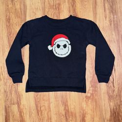 Disney Nightmare Before Christmas Pullover Sweatshirt Big Girl Sizes 8 Medium Bl