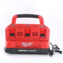 Milwaukee 48-59-1809 M18 6 Bay Rapid Charger w/ USB - Excellent (PZ(contact info removed))