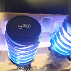  iHome  Color Changing Portable Rechargeable Bluetooth Speaker