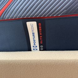 King Sealy posturepedic elite hybrid - medium firm - like new