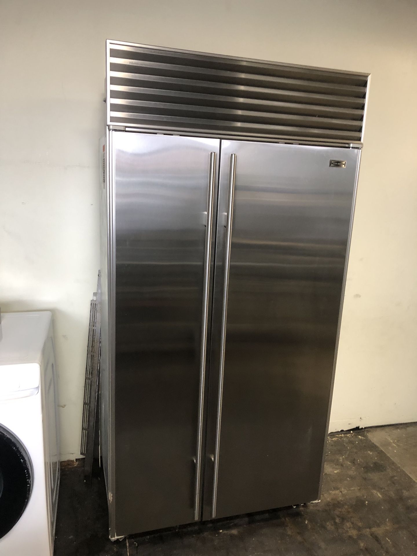 Sub Zero 42” Stainless Steel Side By Side Built In Refrigerator