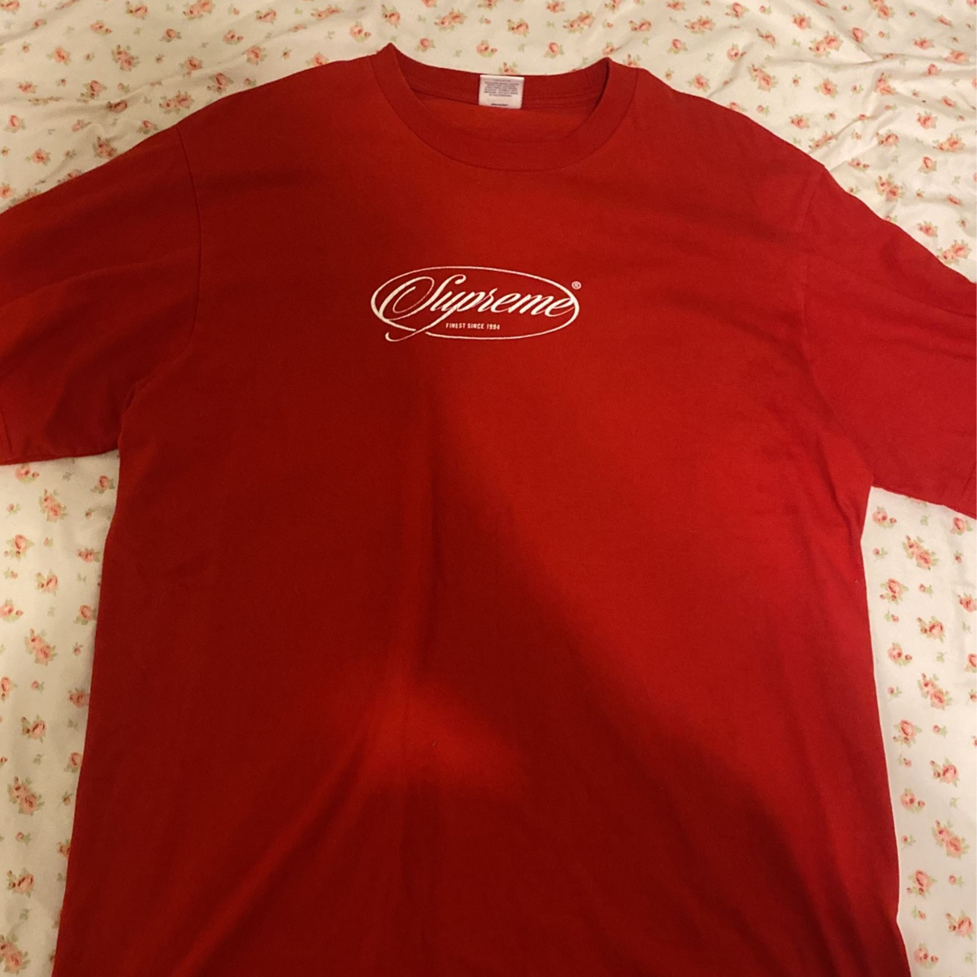 Red supreme tee