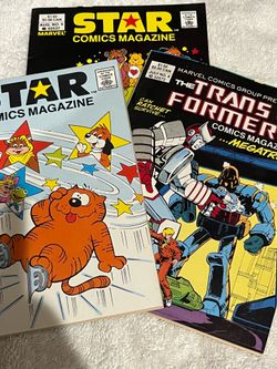 3  TRANSFORMERS & STAR COMICS DIGEST MUPPET BABIES,  EWOKS, & MORE