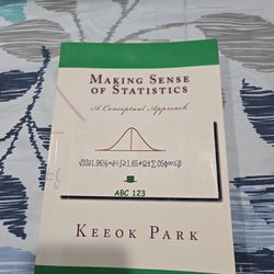 Making sense of statistics 2014 edition