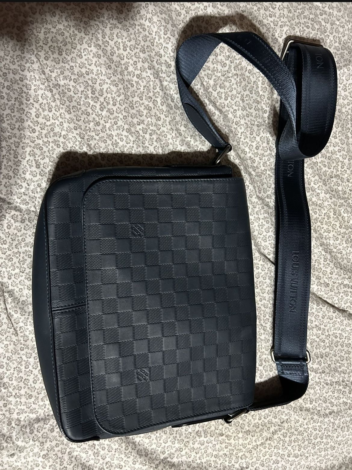 Louis Vuitton Blue Messenger Bag 