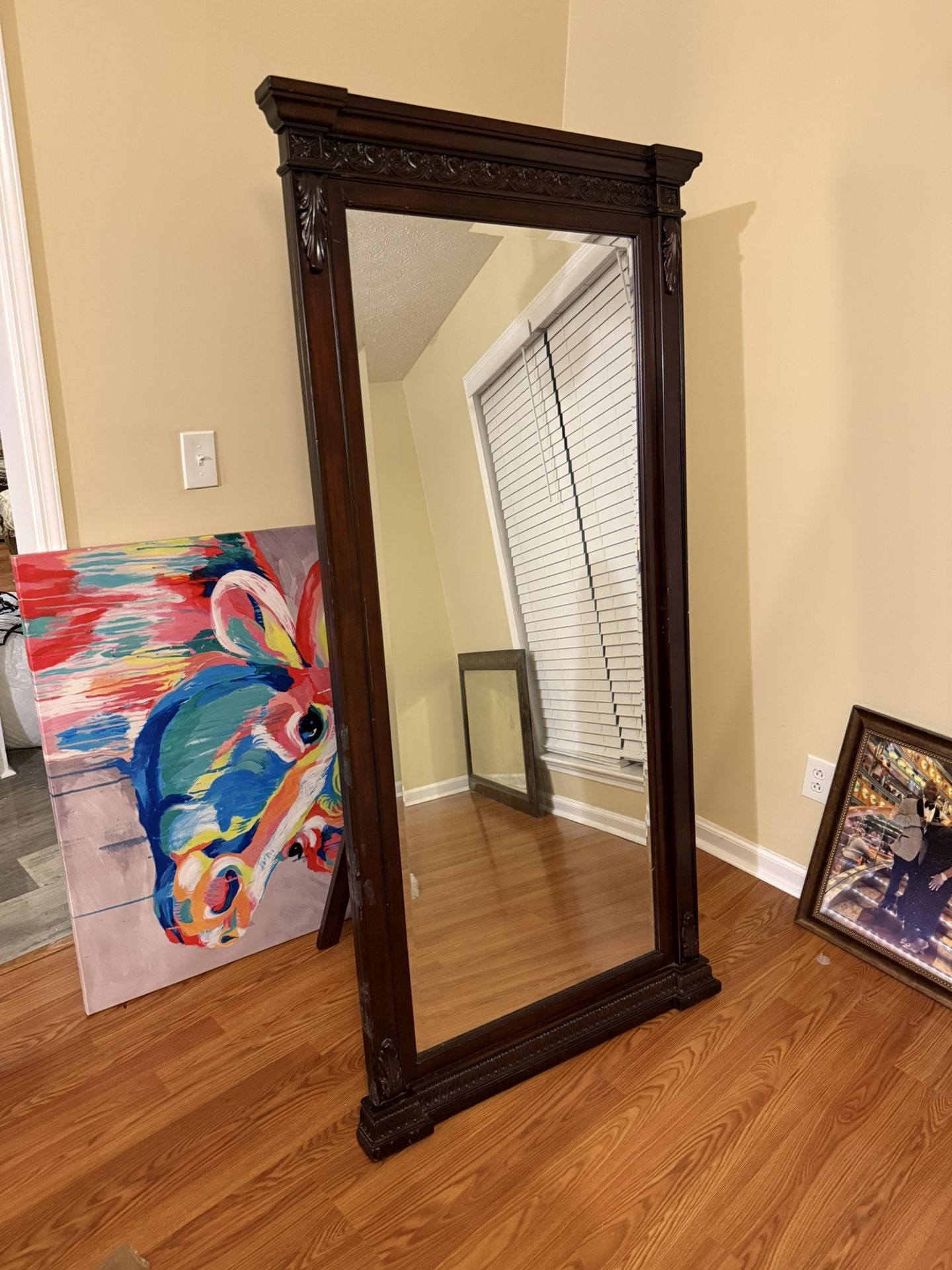 Cherry Wood 6ft Mirror
