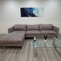 Free Delivery Sectional Gray City Furniture Sofa Couch