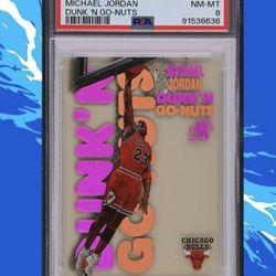 Michael Jordan Dunk N Go Nuts Psa