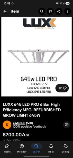 LED Grow Light + Tent + Fans Complete Setup