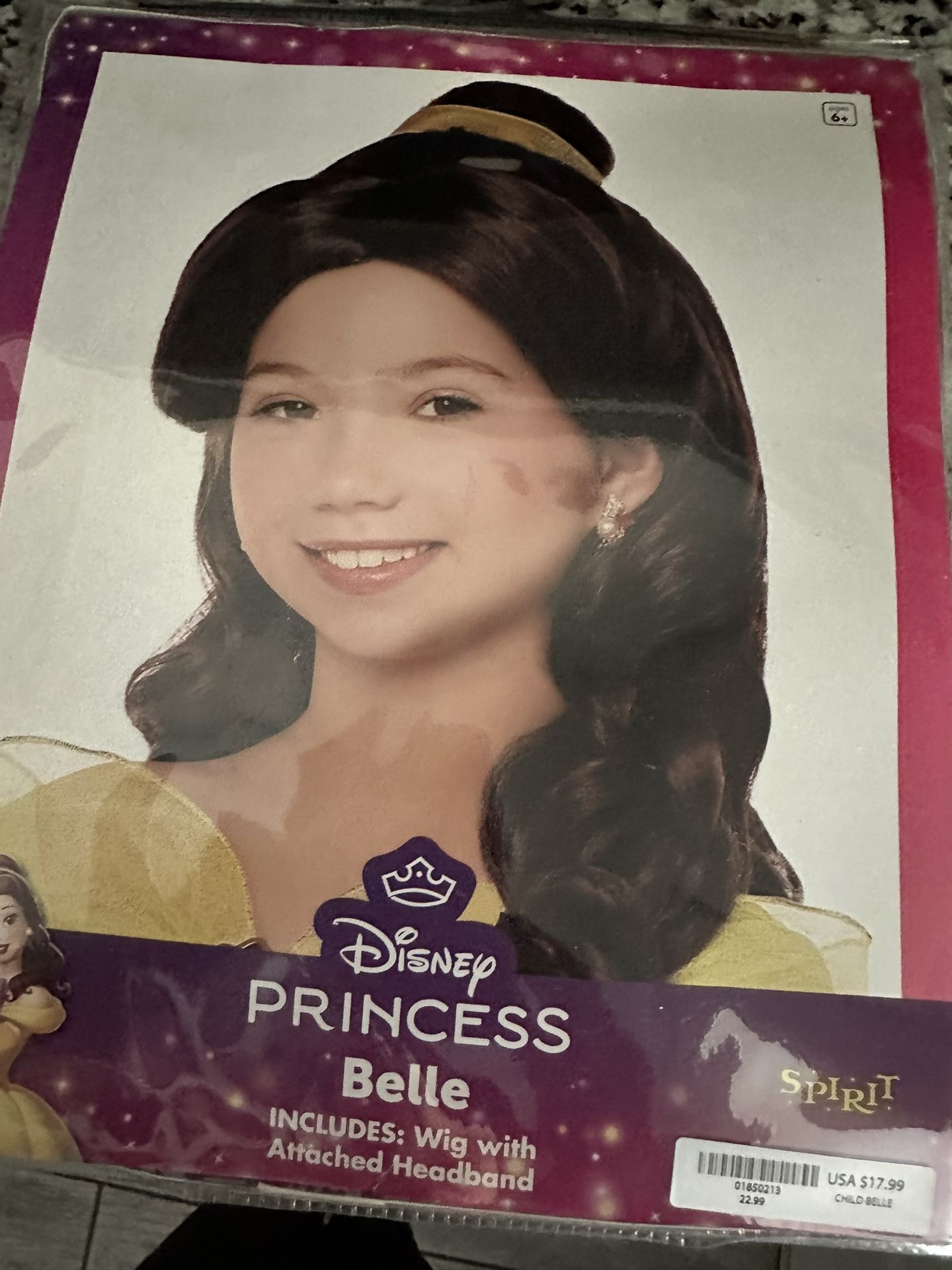Kids Disney Princess Wig (Belle)