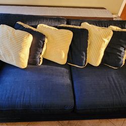 Couch - Navy Blue (Pick Up In Kirkland)