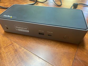 StarTech 4K Quad Monitor USB-C Dock DK31C4DPPD with Power Adapter