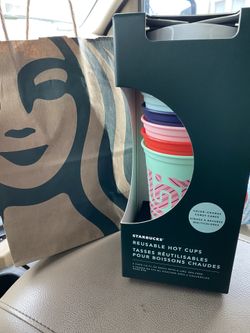 Brand new color change candy cane cups Starbucks