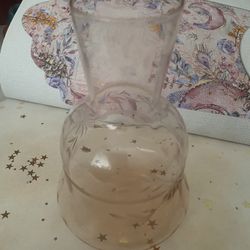 Pink  Glass Decanter