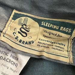 Vintage Sleeping Bag COVER
