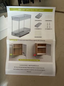 Pull Out Spice Racks For Cabinet…