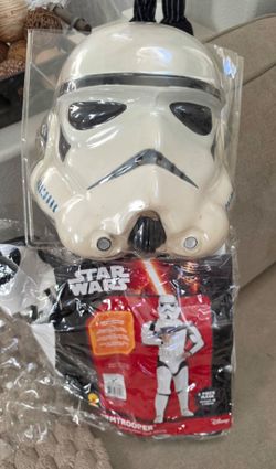 STORM TROOPER ADULT COSTUME w/ mask SIZE MEDIUM