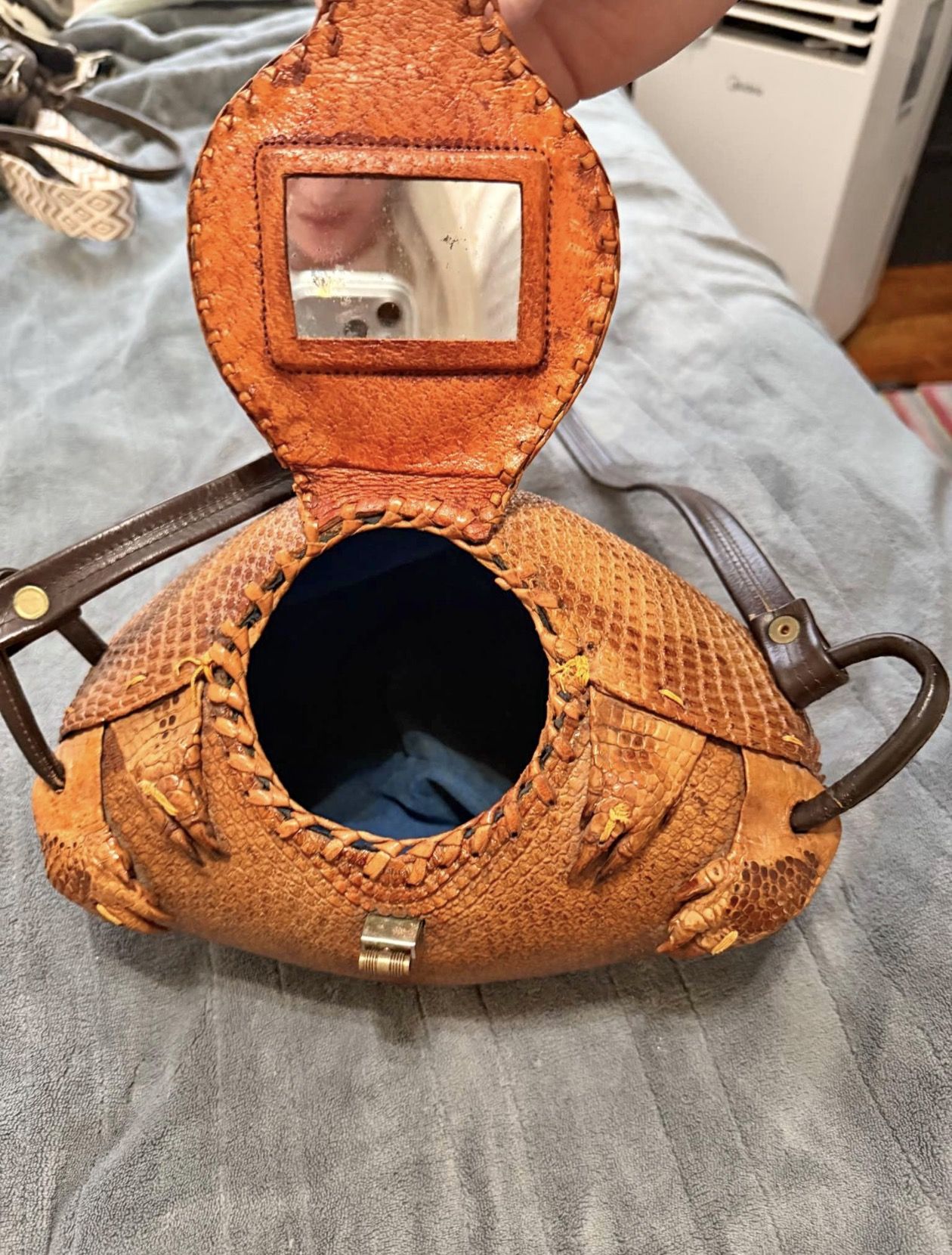 1940s vintage armadillo collectible purse