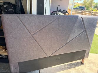 King size headboard and bed
