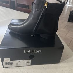 Ladies Ankle Boots  Black Size 7 1/2