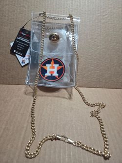 Houston Astros Clear Logo Brand Crossbody Purse