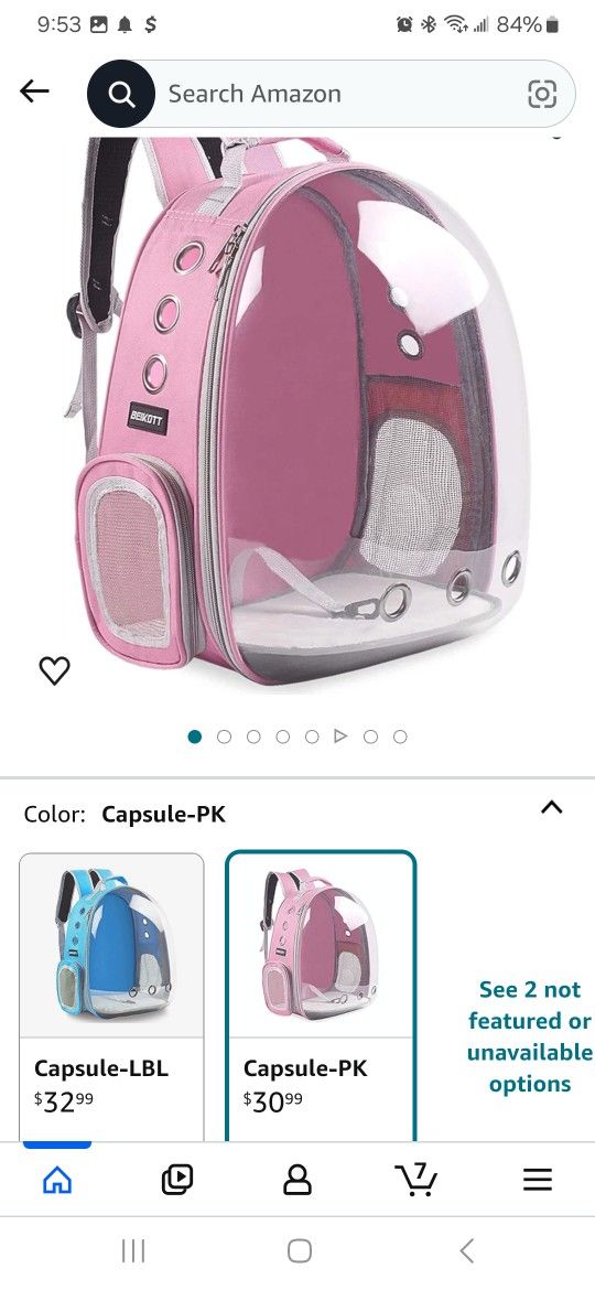 Pet Carrier PINK
