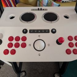 X-Arcade Arcade2TV Joystick With Pinball Haptics Kit Installed