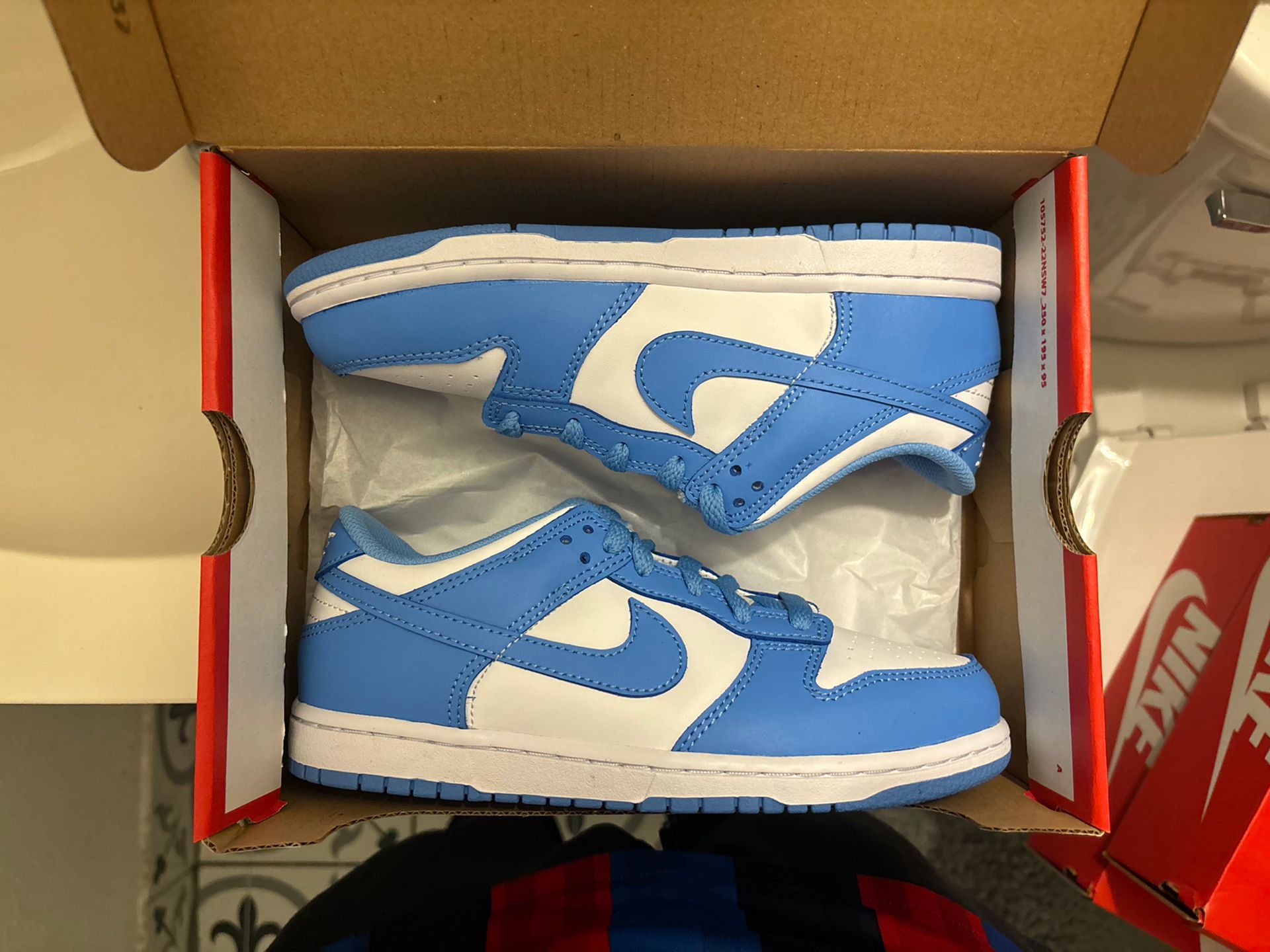 Ds Nike Air Dunk Low Unc Size 3y