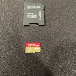 1TB SanDisk Extreme plus SD Card