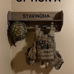 Custom Military/Police Kit Rack 