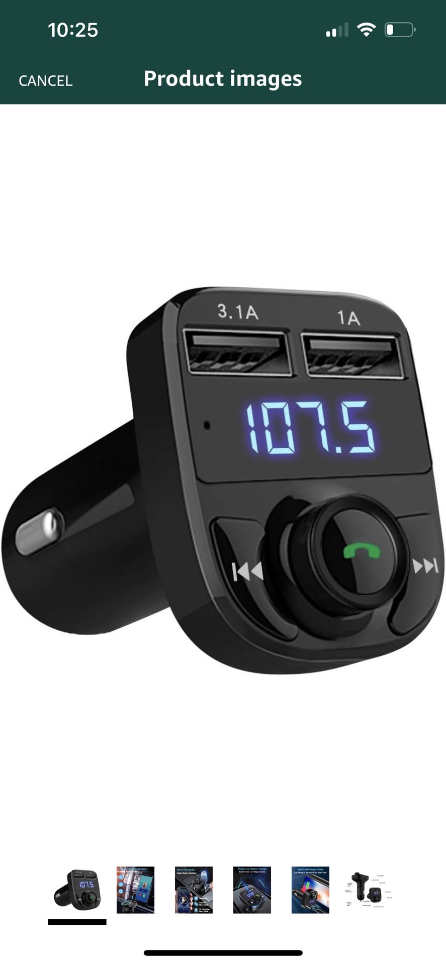 Car Charger,Wireless Bluetooth FM Transmitter Radio Receiver