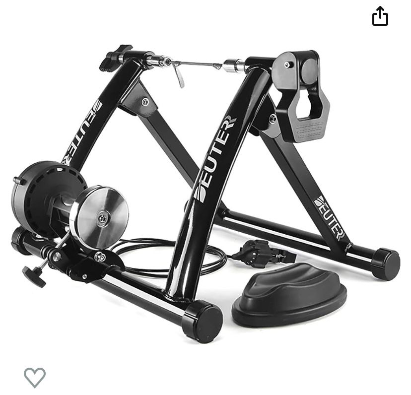 Magnetic Bicycle Stationary Stand For Indoor Exercise Riding (Blk)