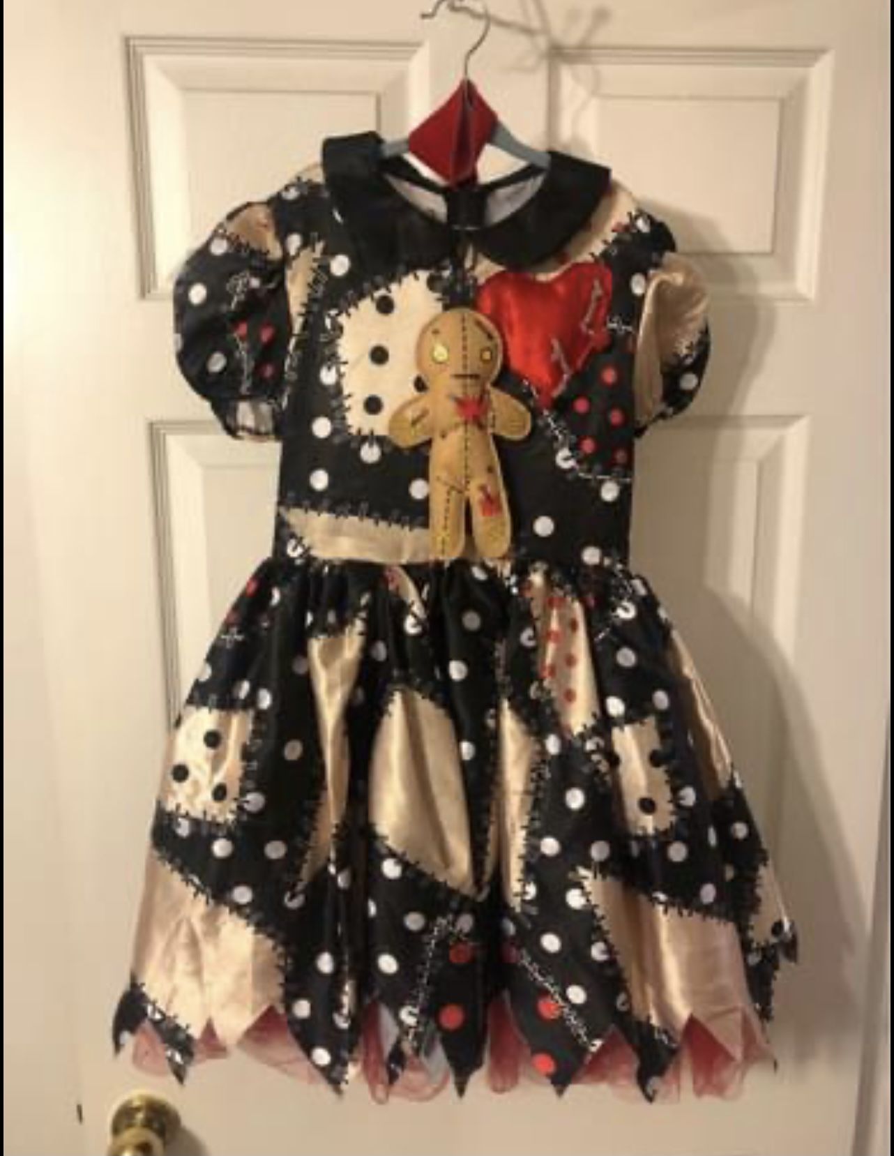 Chasing Fireflies Voodoo Doll Kids Costume Size 8