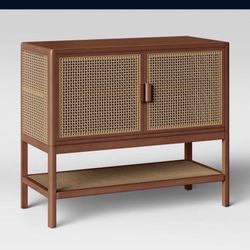 Minsmere 2 Door Cabinet Brown - Threshold Versatile Storage Interior Shelves 